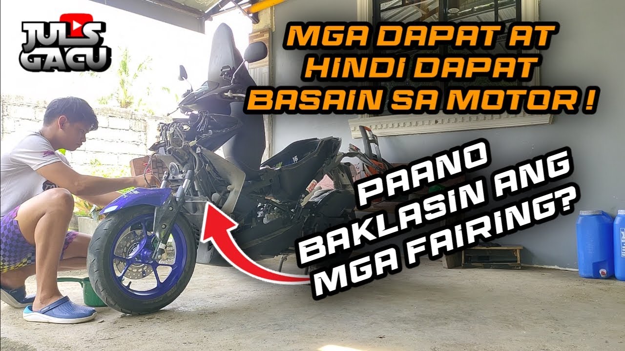 HOW TO REMOVE FAIRINGS | AEROX 155 V1 | MGA DAPAT AT HINDI DAPAT BASAIN KAPAG NAG WASHING| JULSGACU