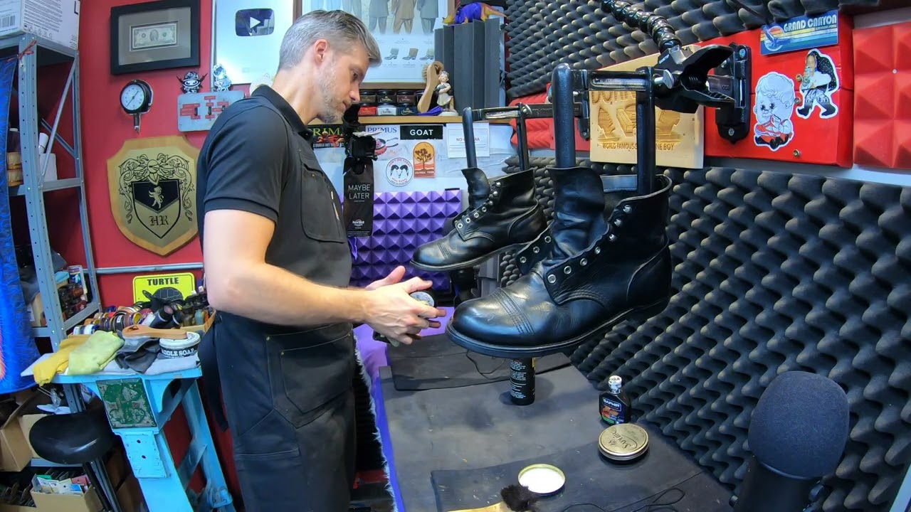 RED WING ASMR | ASMR SHOE SHINE SPECTACULAR | SUDSY SADDLE SOAP