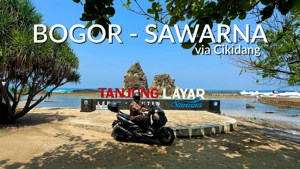 Touring Kemerdekaan ke Pantai Selatan Tektok | Bogor - Sawarna via Cikidang