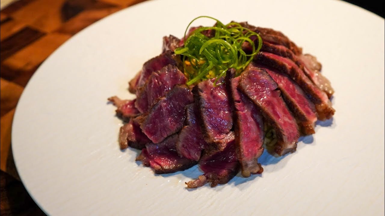 Wagyu Steak with japanese style fried rice