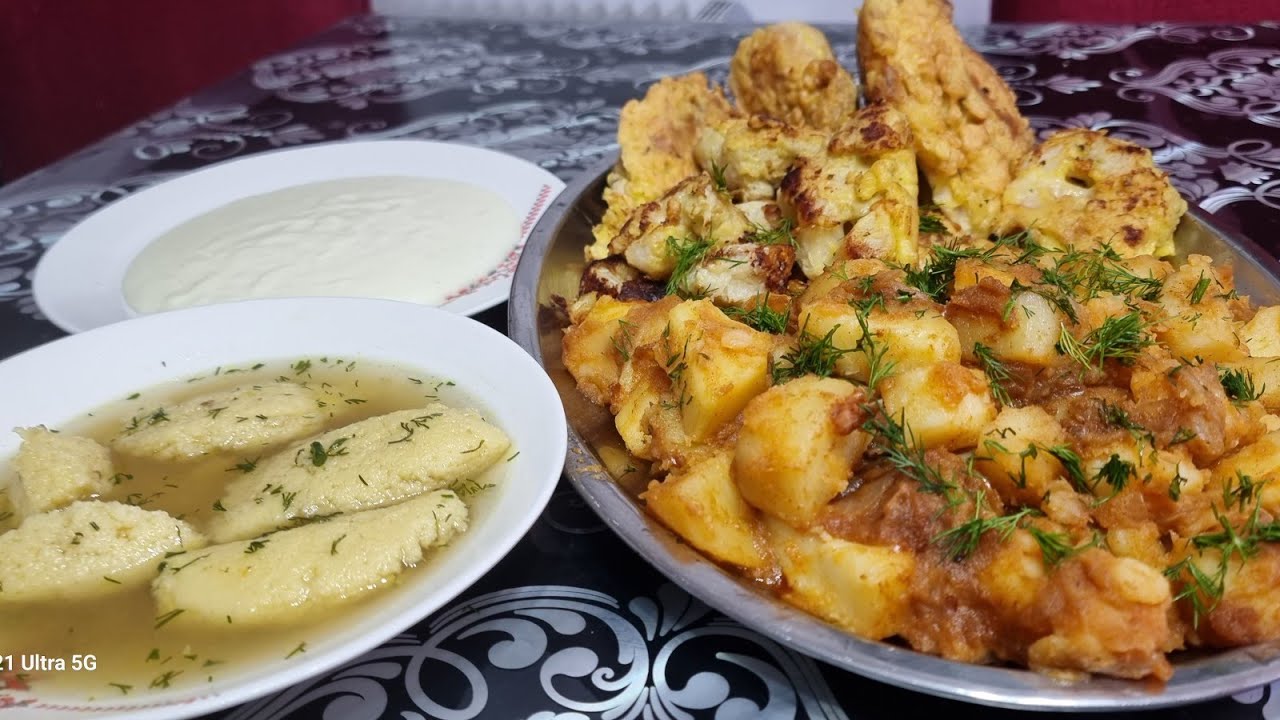 Supă cu găluște gris si Cartofi țărănești cu Sos de Hrean ‼️‼️‼️#videos #food #viralvideo #recipe 