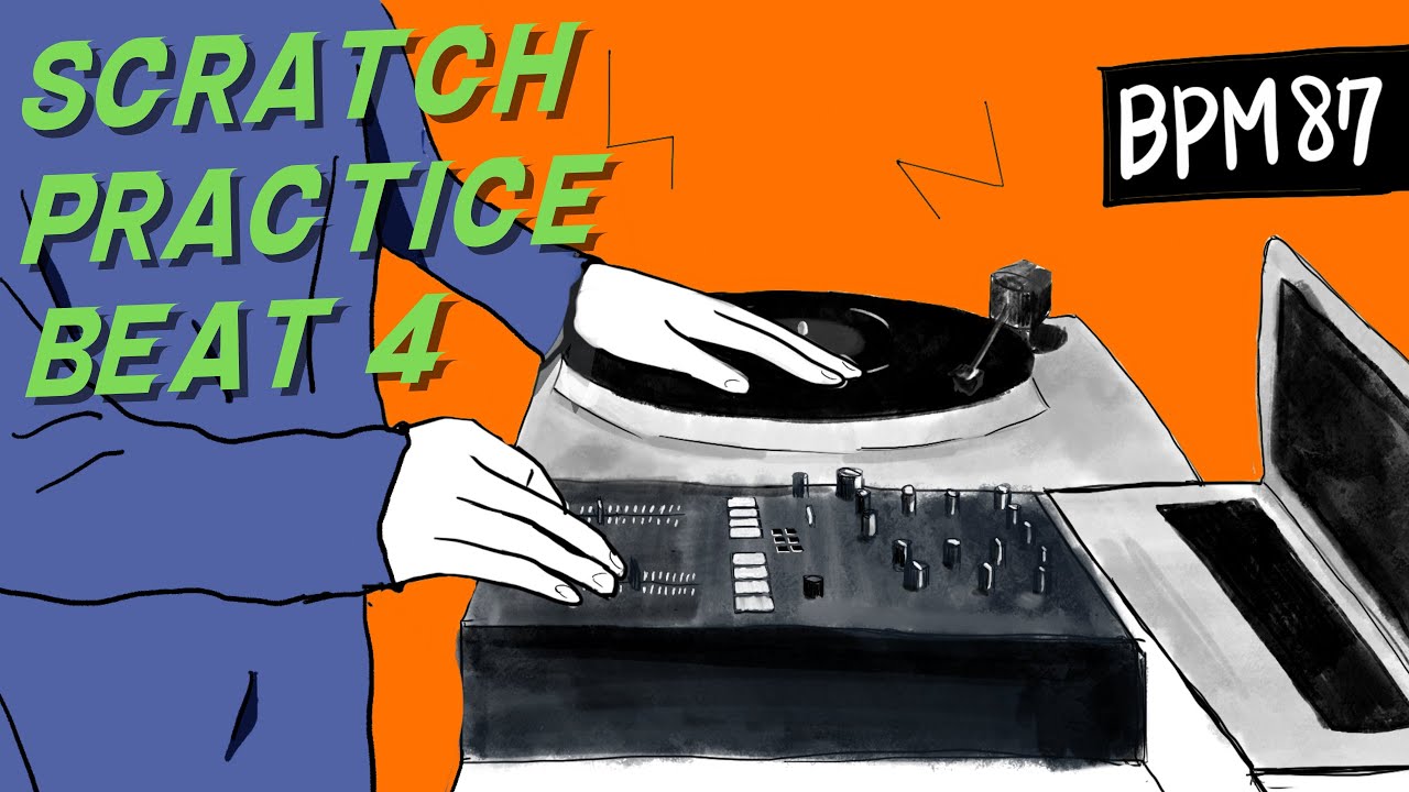Бит 4 для практики для Scratch DJ [BPM87]