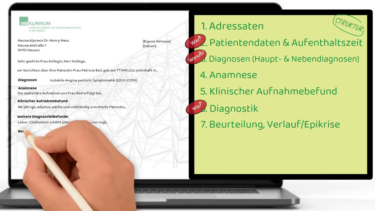 Das DAM präsentiert: Grundlagen des Arztbriefs - Funktion, Form und Struktur