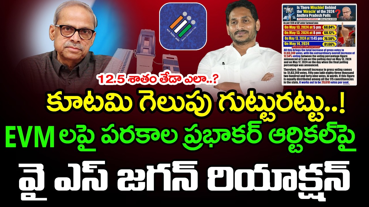EVMలపై జగన్ రియాక్షన్ | Ys Jagan Reaction On EVM |The WIRE Sensational Article On AP 2024 Elections