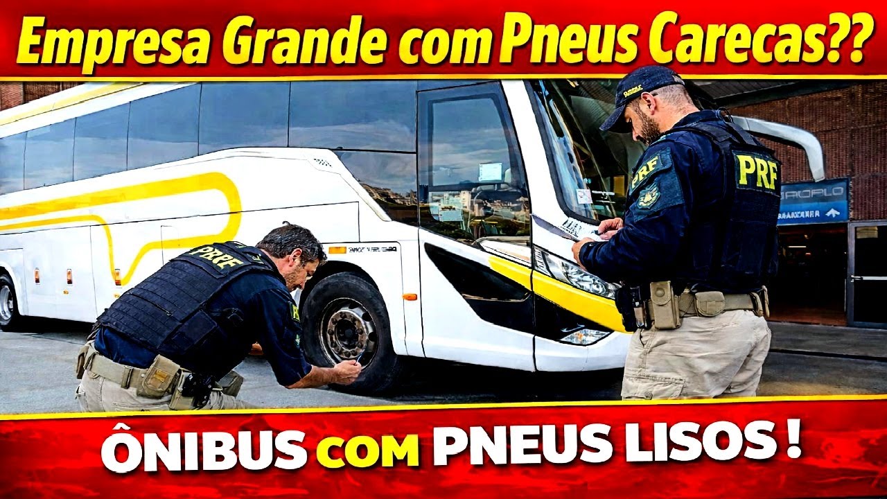 Empresa Grande andando com Pneus Carecas e PRF aplica MULTA ?? Jotamar mais uma linha