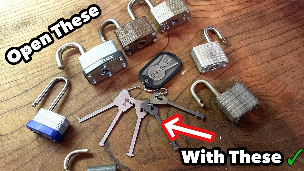 SPARROWS Warded Pick Set Vs Random Warded Locks