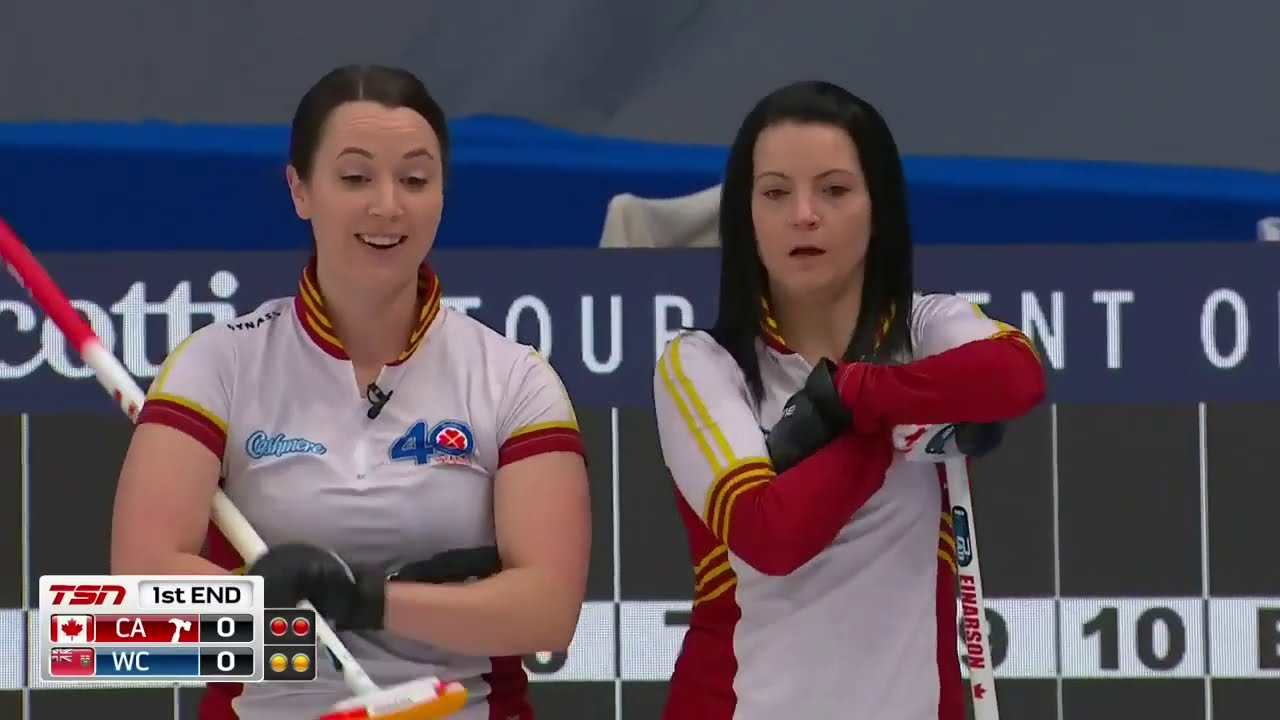 Draw 1 - 2021 Scotties Tournament of Hearts - Einarson (CAN) vs. Zacharias (WC2)
