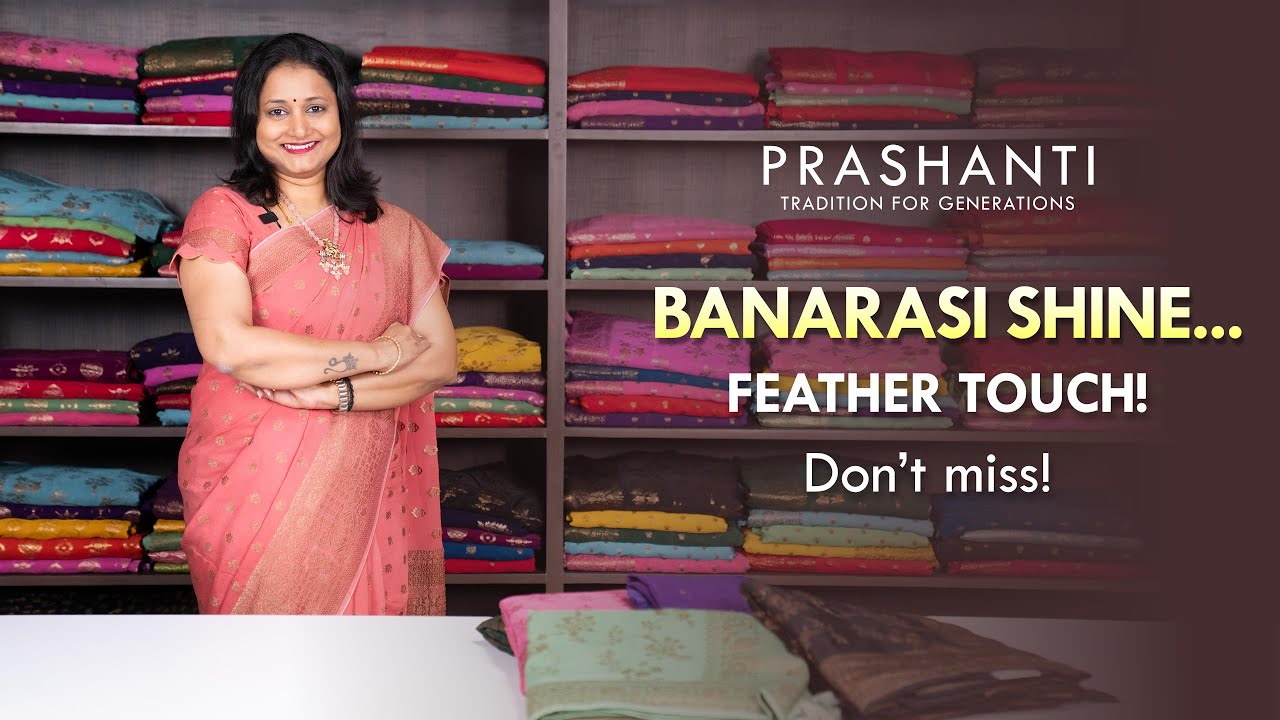 Banarasi Semi Crepe Sarees | Prashanti | 12 Apr 25