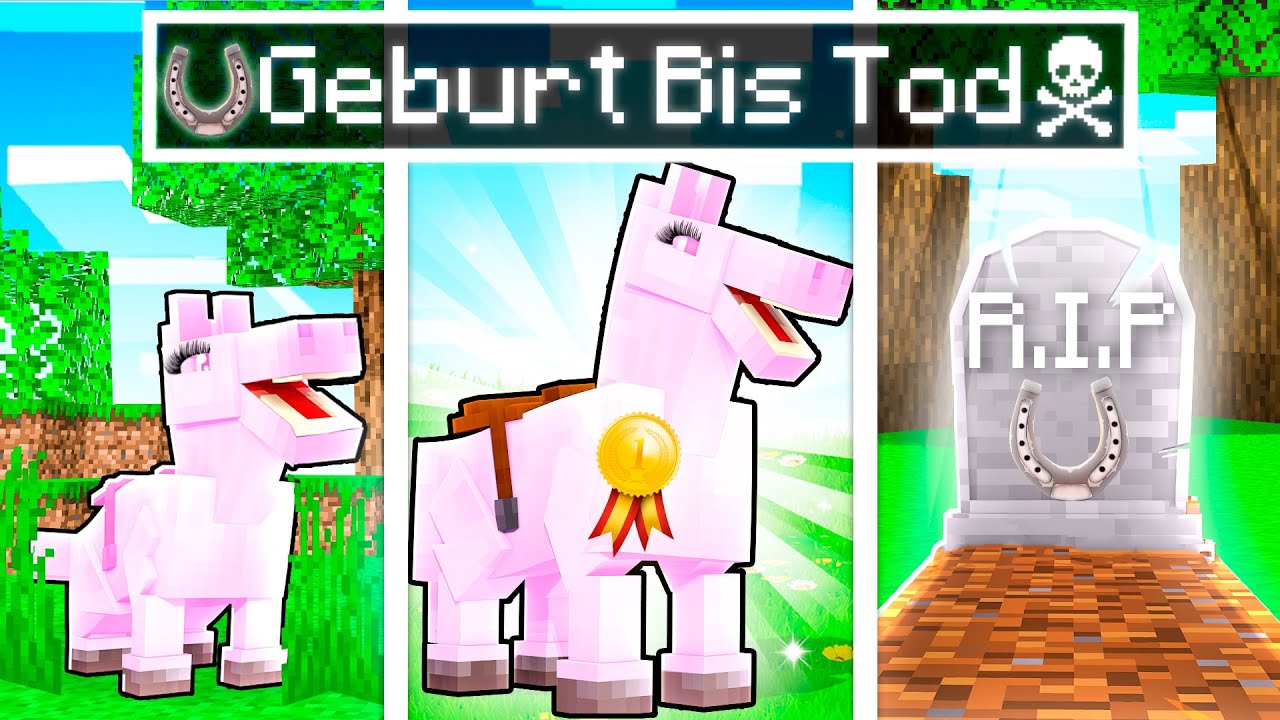 GEBURT bis TOD von einem PFERD! ✿ Minecraft [Deutsch/HD]