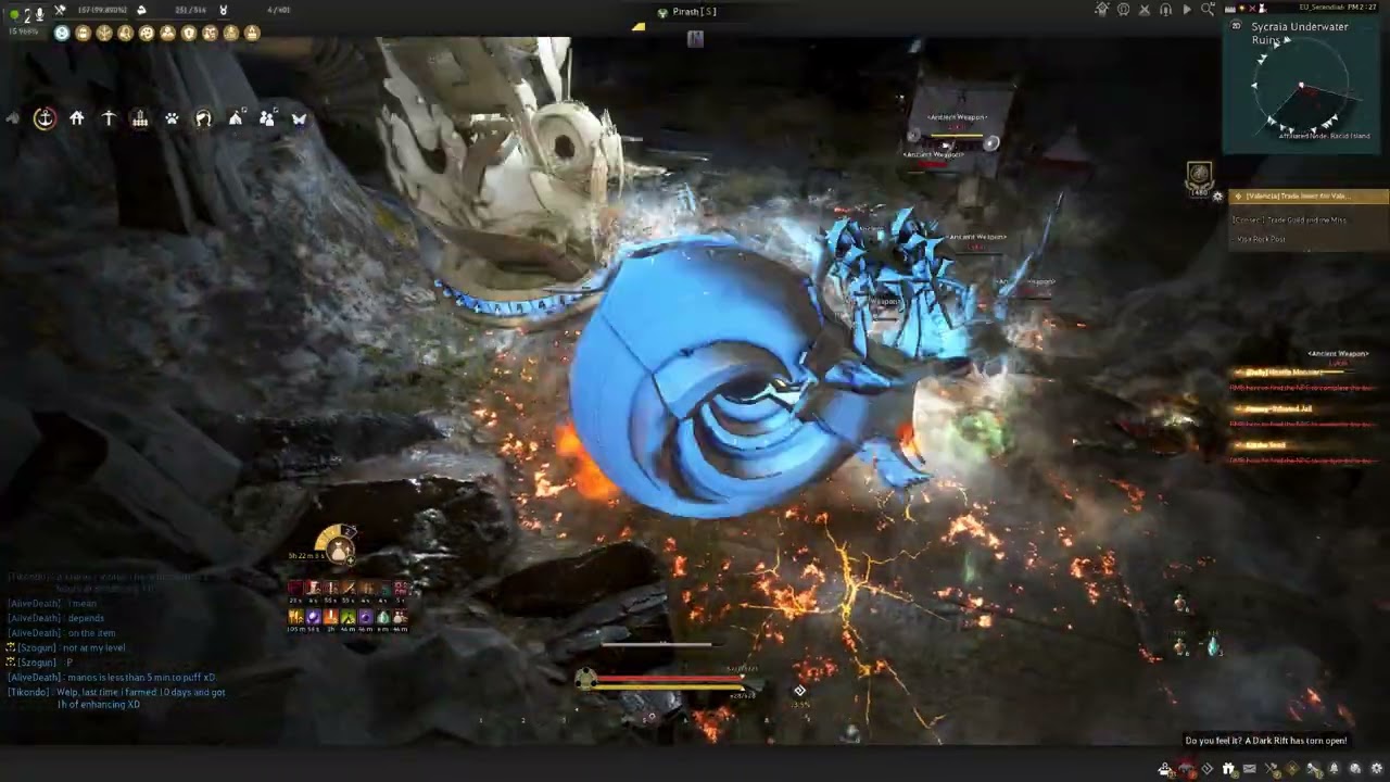 BDO - 309 Nouver Striker Awakening 6300+ trash Sycraia (50 % LS, no agris, no blackstar)