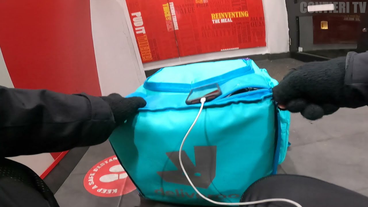 Delivery de Bike SEGUNDA-FEIRA de NOITE em Londres - Contieri TV