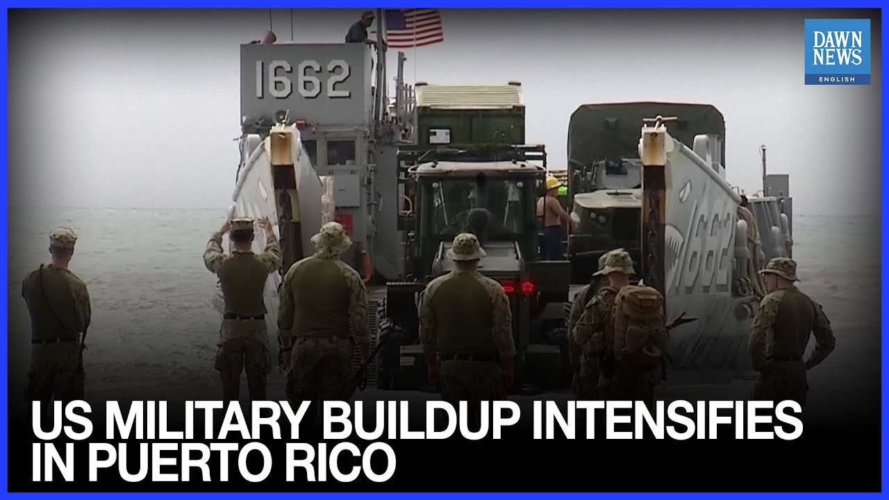 WATCH: US Marines Mobilize in Puerto Rico Amid Military Buildup