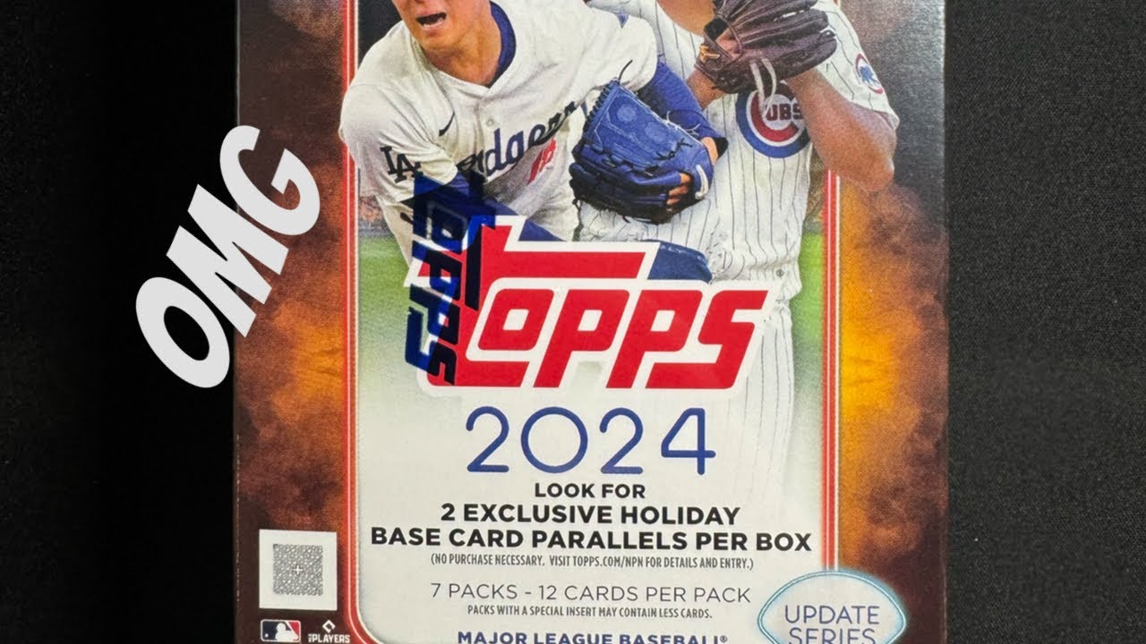 MASSIVE HIT! 1: 46,718 Packs!!!! Opening (7) 2024 Topps Update Blaster Boxes!!