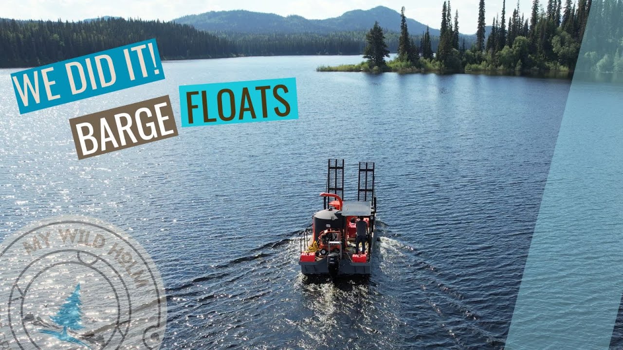 We Launch our Barge and Try Sailing to our Island Base Camp | MY WILD HOLM - S1 E13