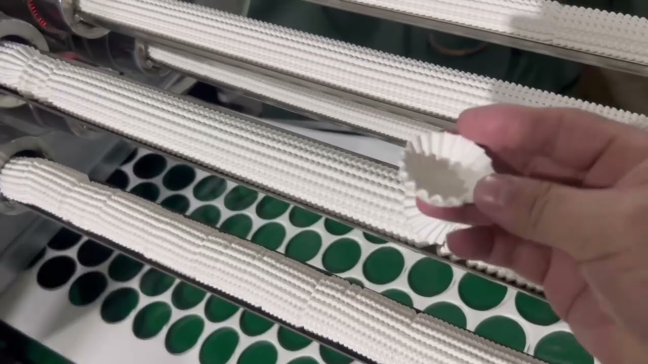 Full auto newest roll case muffin cake cup forming machine 