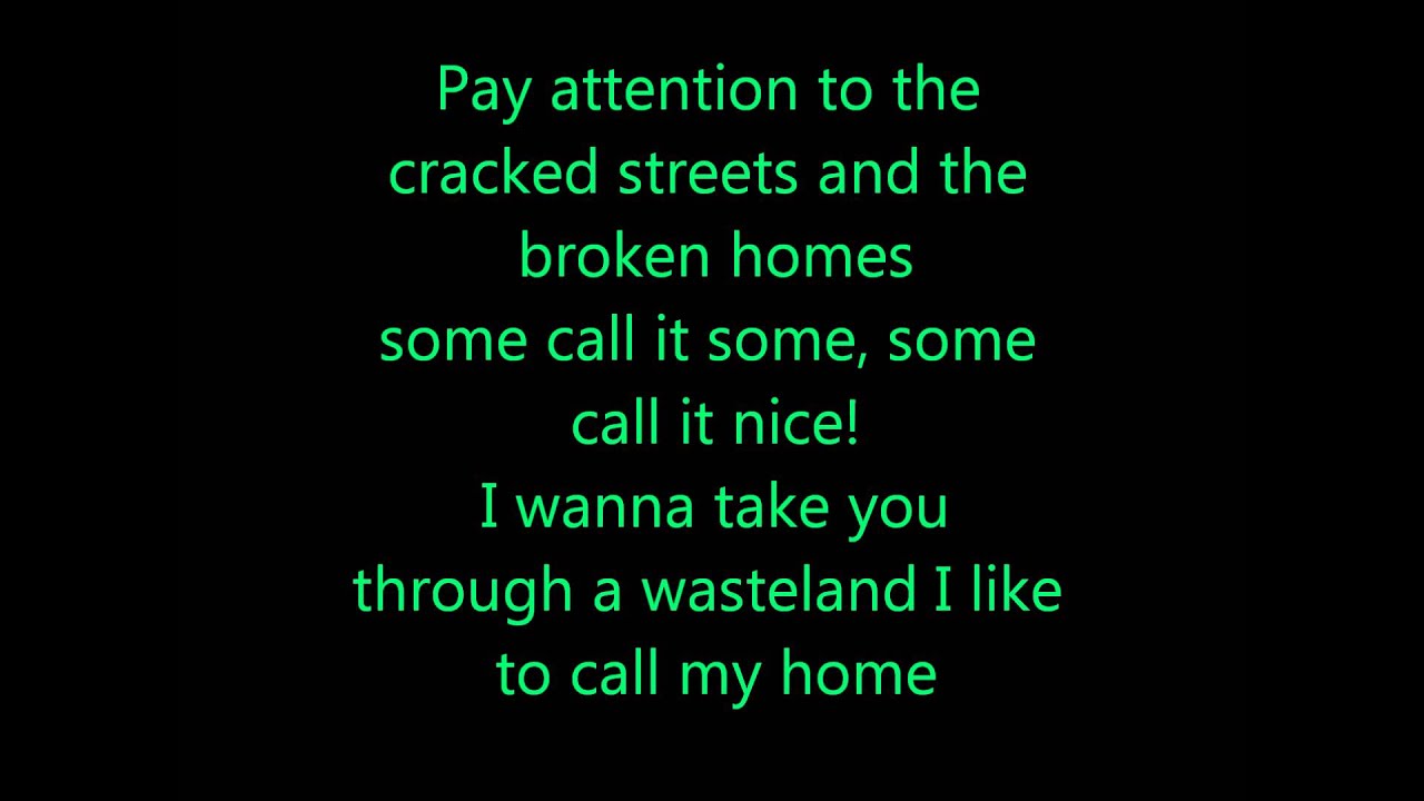 Green Day - Welcome to Paradise lyrics