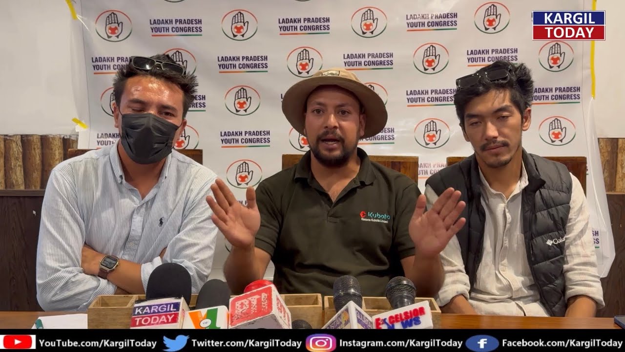 Youth Congress Kargil Raises Key Issues | Council, Gulmarg, Sept 24, Nautor, Jobs & Delimitation