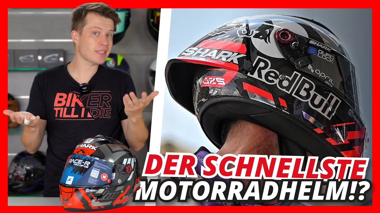 NEUAUFLAGE des SCHNELLSTEN MOTORRADHELMS - Shark Race-R Pro GP 06