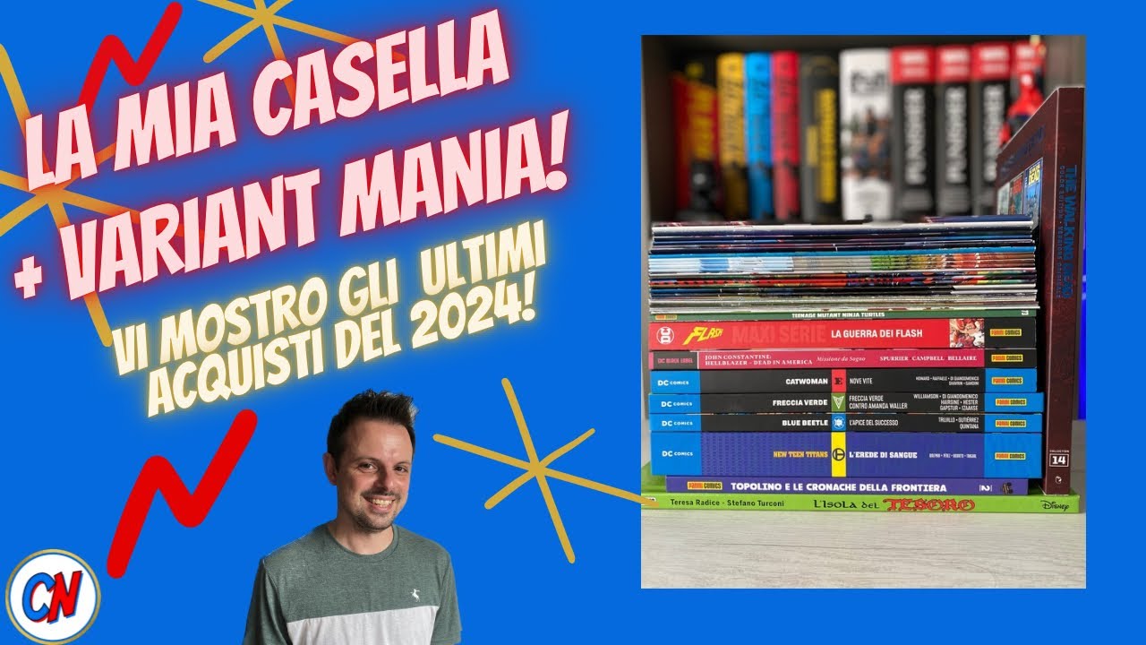 La mia casella con gli ultimi acquisti dell’anno, Variant Mania e arrivi Warner Bros.!