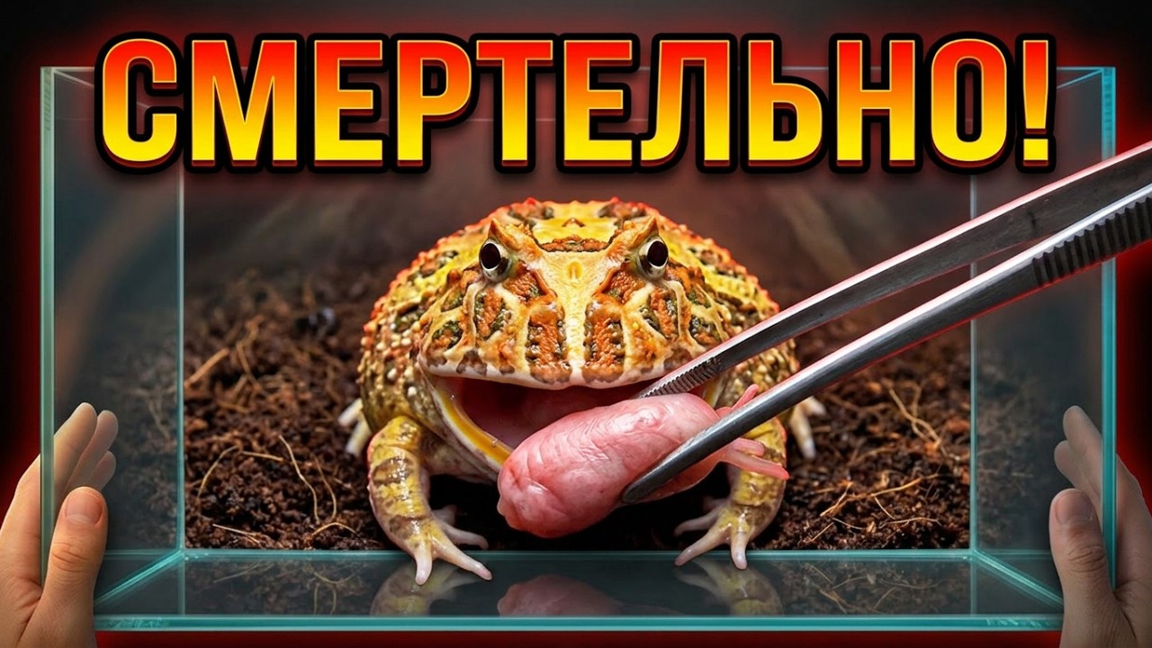 ТОП 10 ОШИБОК владельцев РОГАТЫХ лягушек! Не делайте так!