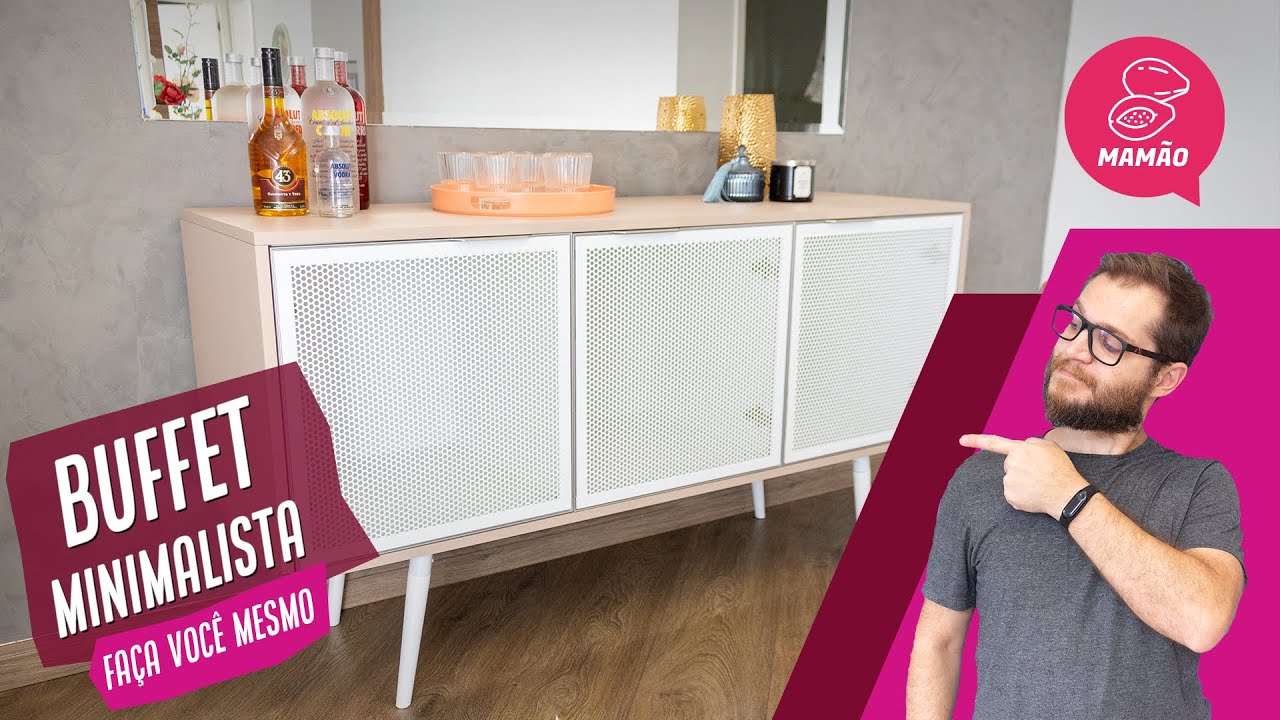DIY - Buffet com portas de chapa de aço