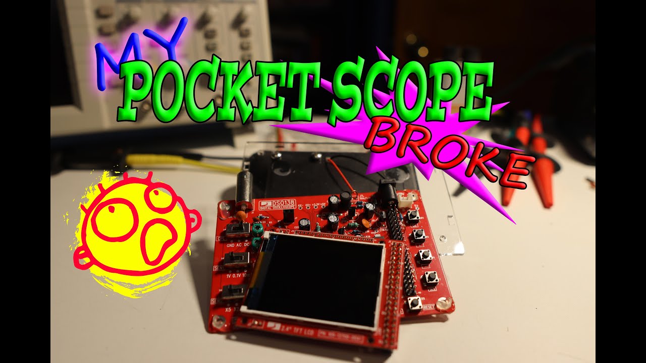 DSO138 Pocket Scope Testing Video - Digital Oscilloscope | My Pocket Scope Broke