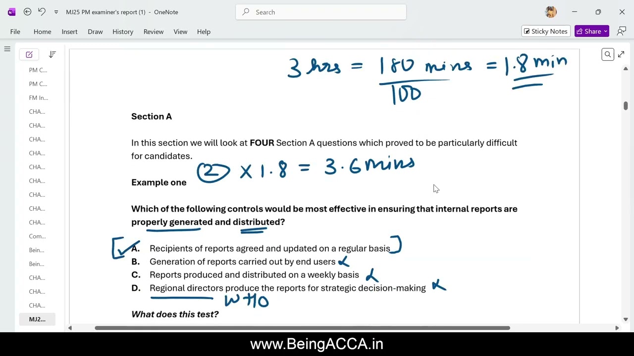 ACCA PM March-June 2025 Examiner's Report Debrief by Tushita Gupta ACCA Affiliate