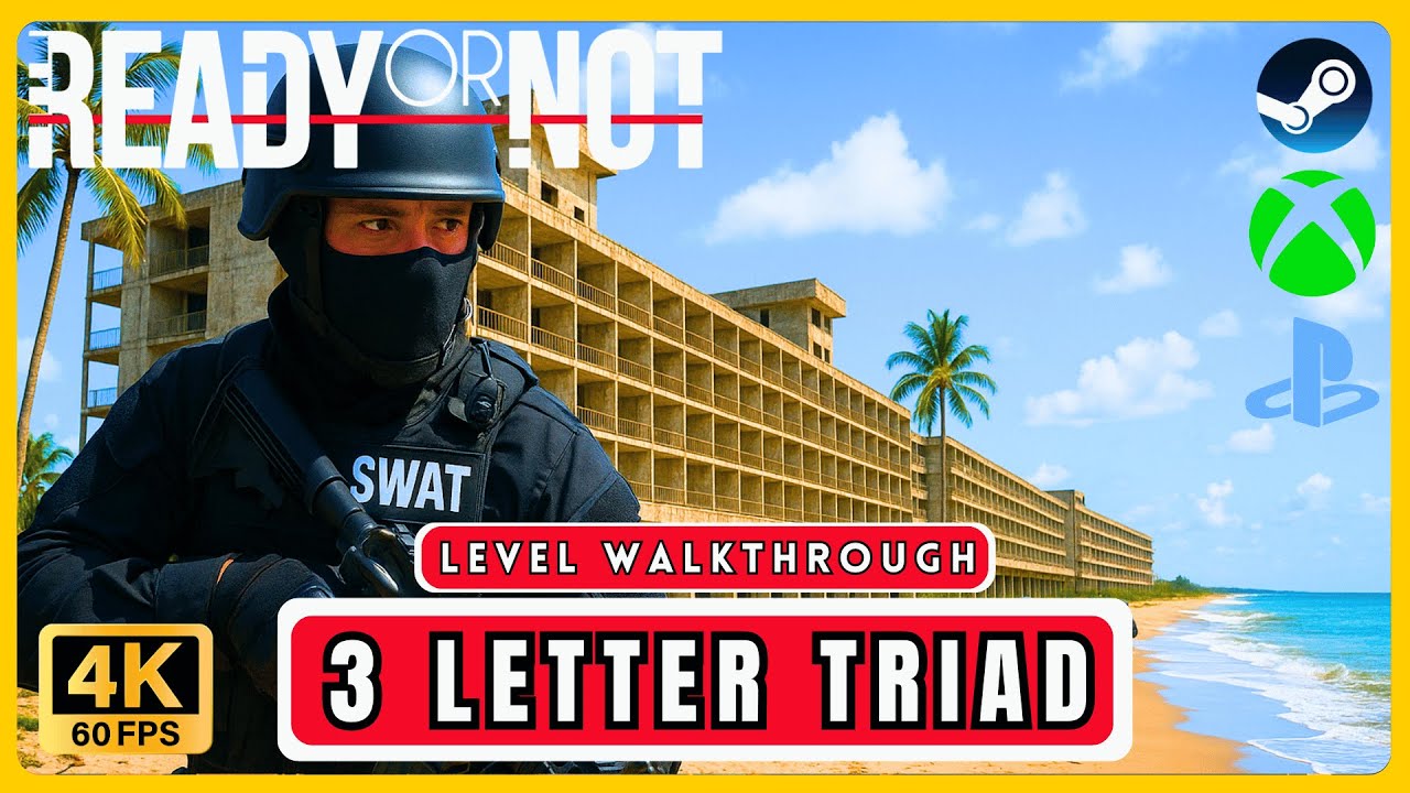 Ready or Not - 3 Letter Triad (Dark Waters DLC) | Прохождение | 4K [ПК PS5 XBOX]