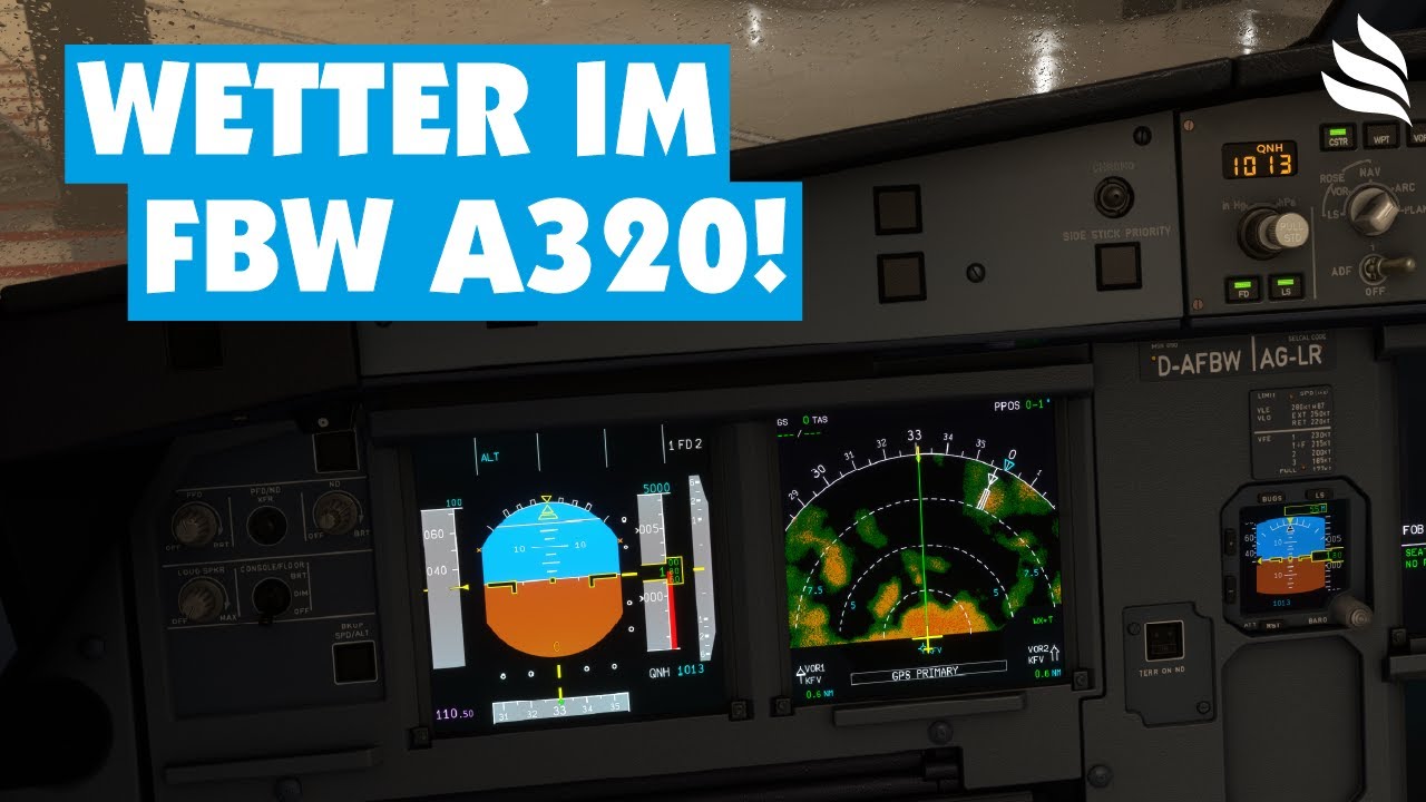 Endlich: Wetter Radar f&uuml;r den FlyByWire A320neo!