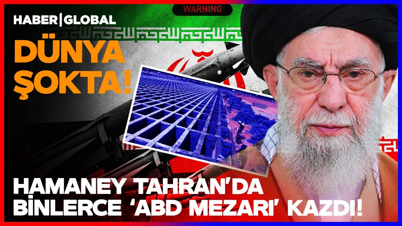 ORTA DOĞU YANGIN YERİ! Hamaney Trump'a Saldırdı! Tahran'da ABD Ordusu İçin Binlerce Mezar Kazdı!