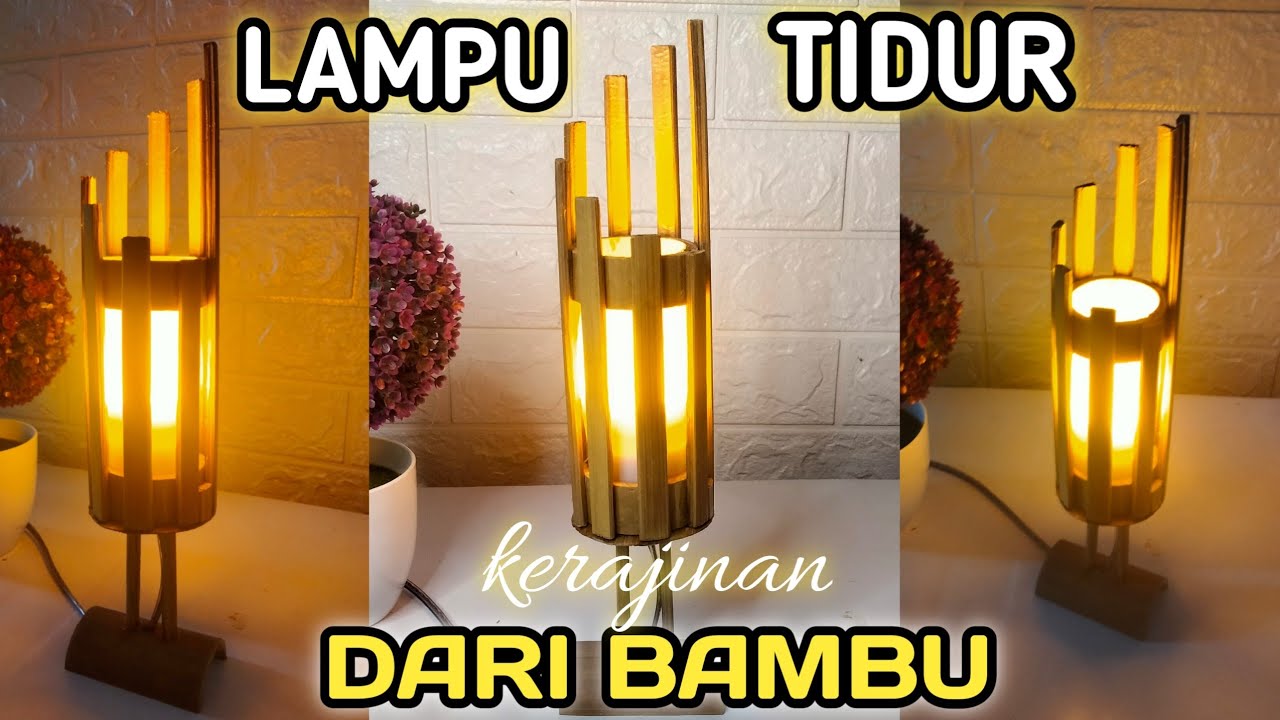 Cara membuat kerajinan dari bambu  yang mudah | nih yang lagi cari tugas kerajinan di skolah