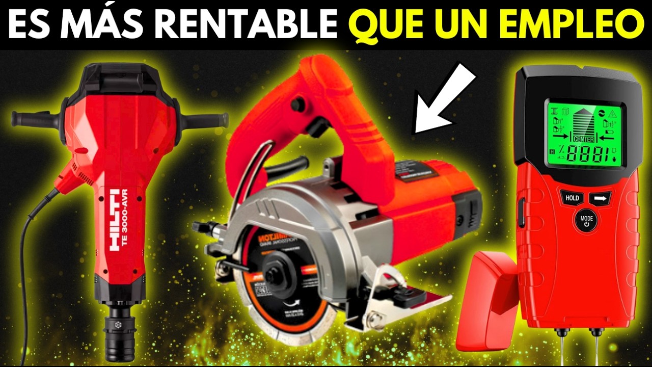12 MÁQUINAS QUE HACEN DINERO SOLO CON ALQUILARLAS | LA GENTE LO NECESITA A DIARIO
