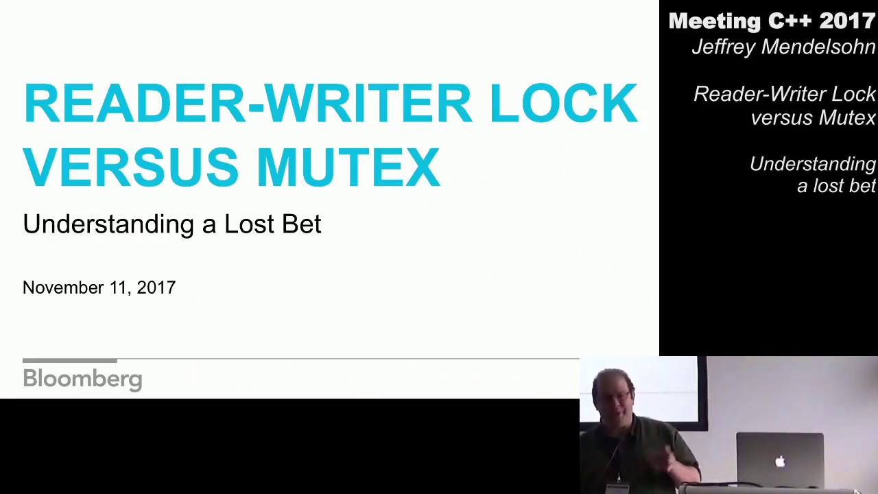 Reader-Writer Lock versus Mutex - Jeffrey Mendelsohn - Meeting C++ 2017