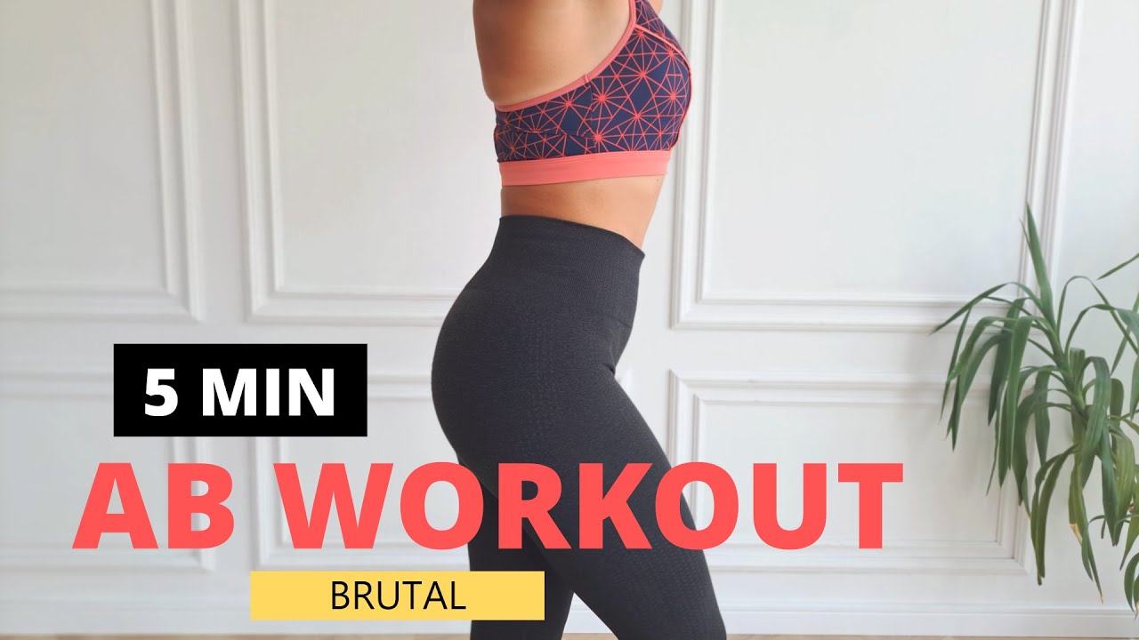 5 MIN BRUTAL AB WORKOUT TO GET RIPPED ABS | No Equipment / Home Workout