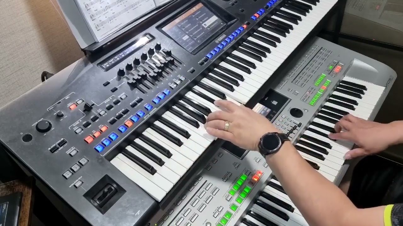 My  way (Frank  sinatra)   yamaha genos