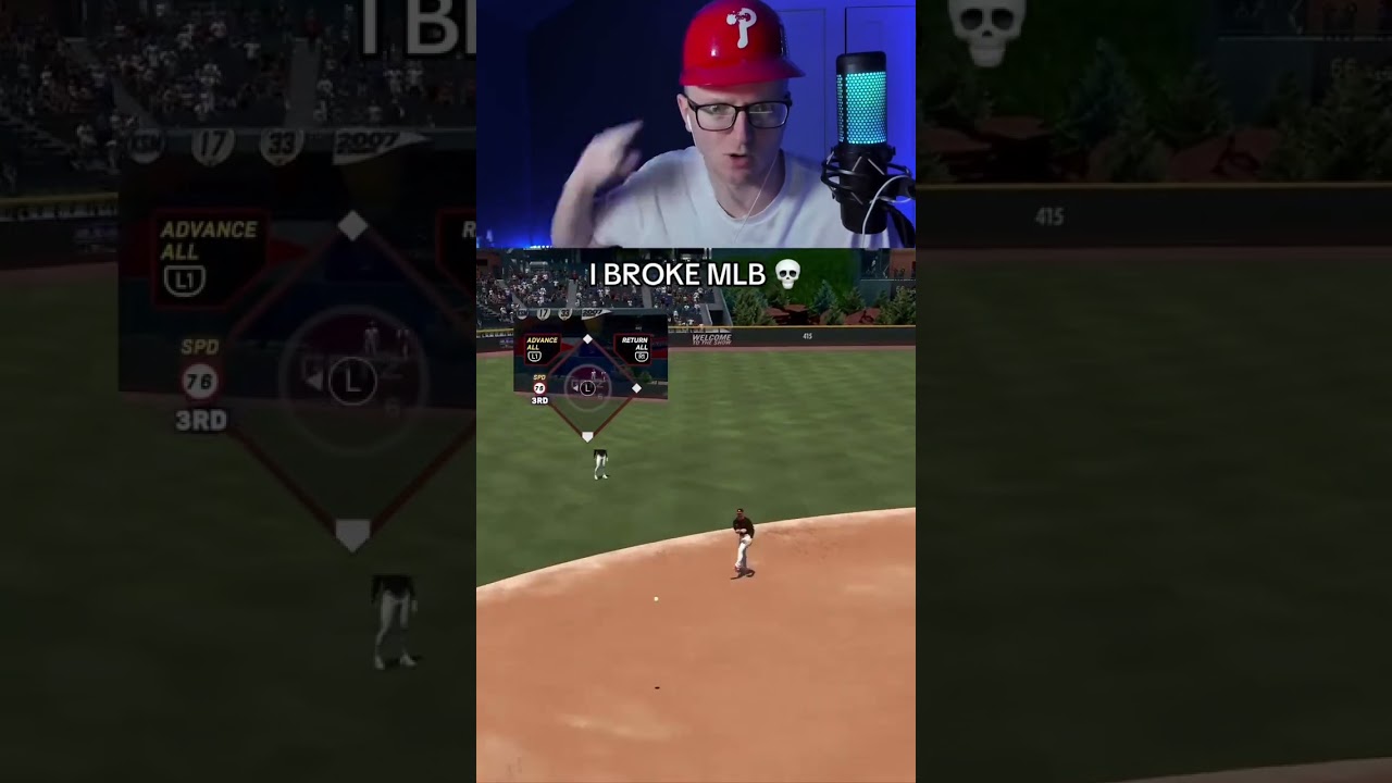 I BROKE MLB 💀 #mlbtheshow25 #baseball #playful #mlb