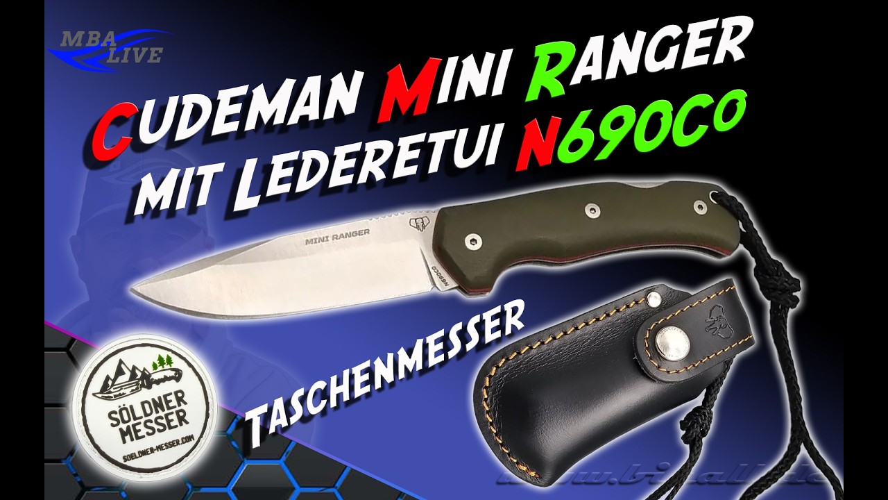 Cudeman Mini Ranger mit N690co & Lederetui *Nice*