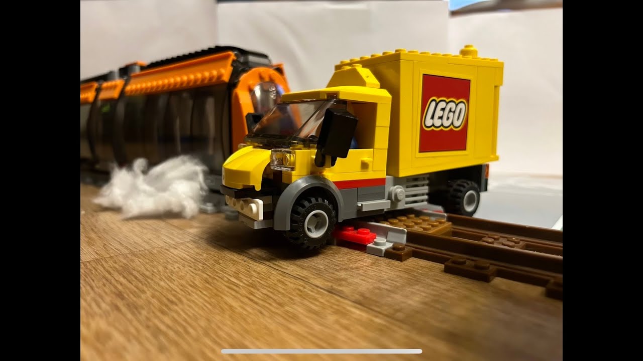 Truck VS train crash | LEGO stop motion animation