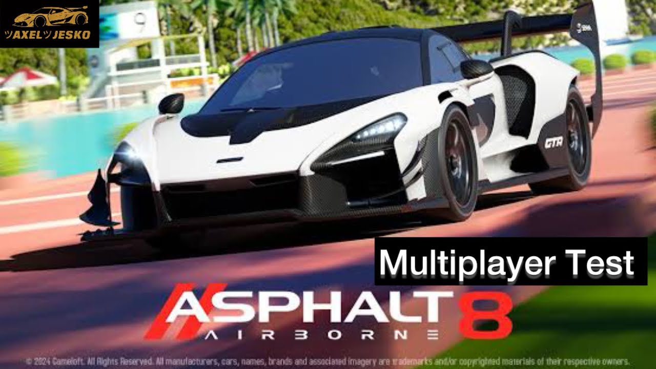 Многопользовательский тест McLaren Senna GTR | Asphalt 8🤍