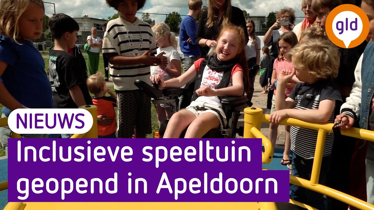 In deze SPEELTUIN kun je ook spelen als je in een ROLSTOEL zit