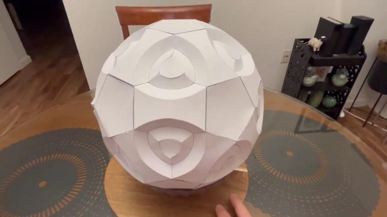 Curvaceous Rhombicosidodecahedron inspired by Klara Mundilova.