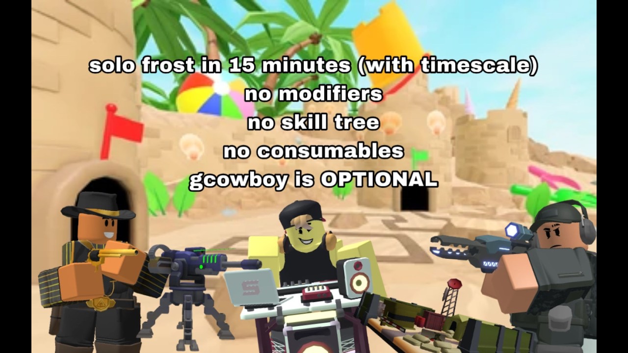 solo frost in 15 minutes - tower defense simulator