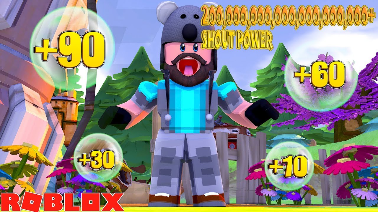 ROBLOX SHOUTING SIMULATOR!! [TOOK ME 24 HOURS + 5000 ROBUX]