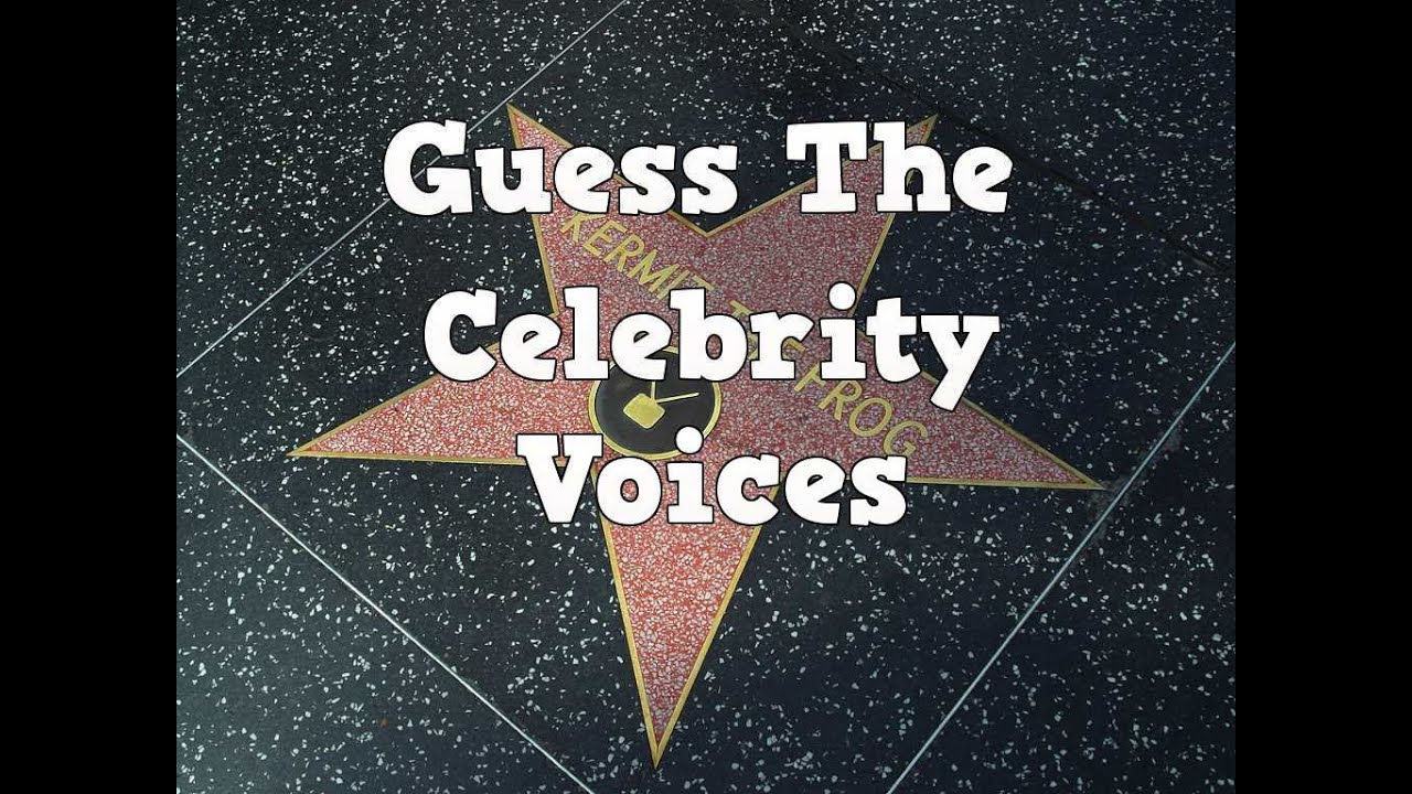 Guess the celebrity by their voice Quiz
