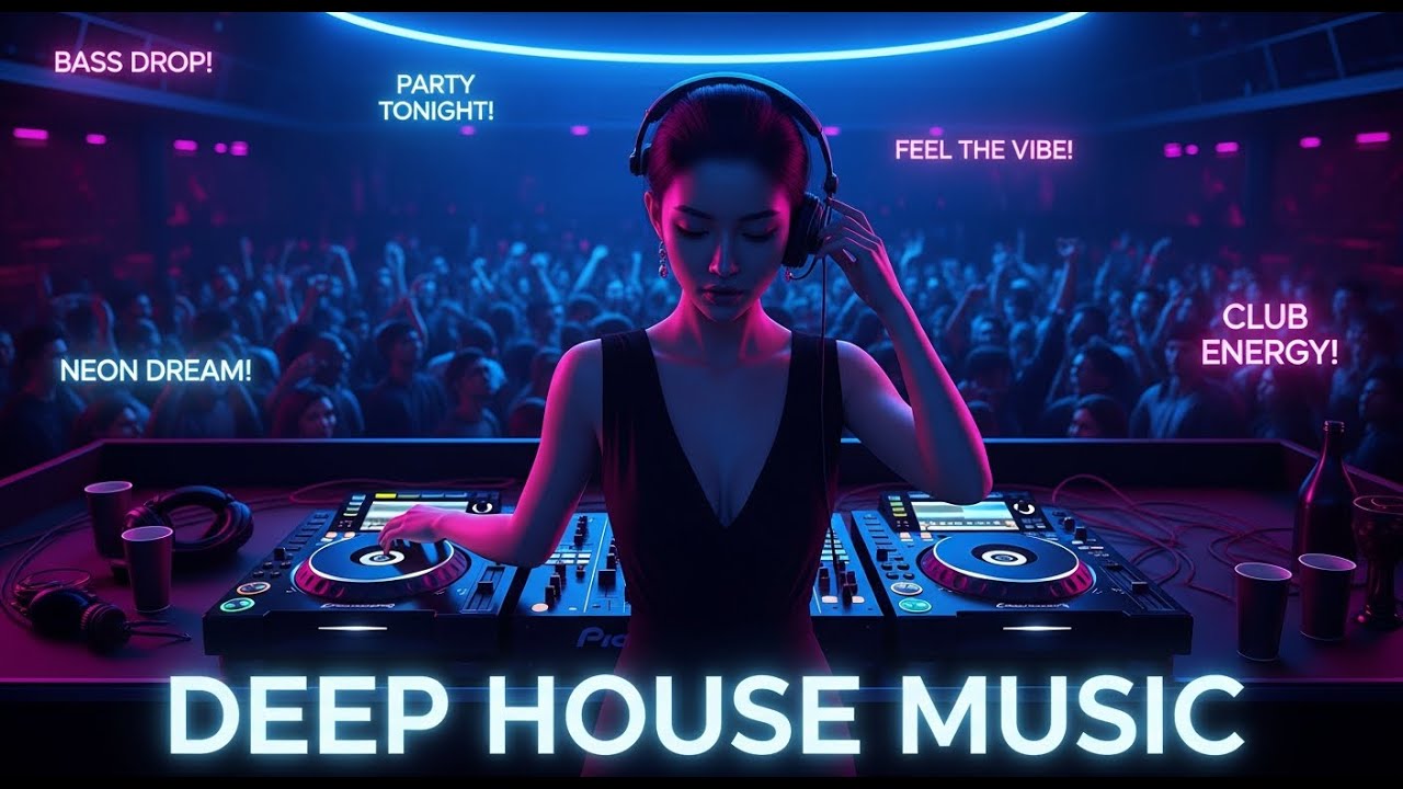 Deep House Music Midnight Cruise 🎶 Smooth Rhythm and City Lights Mood