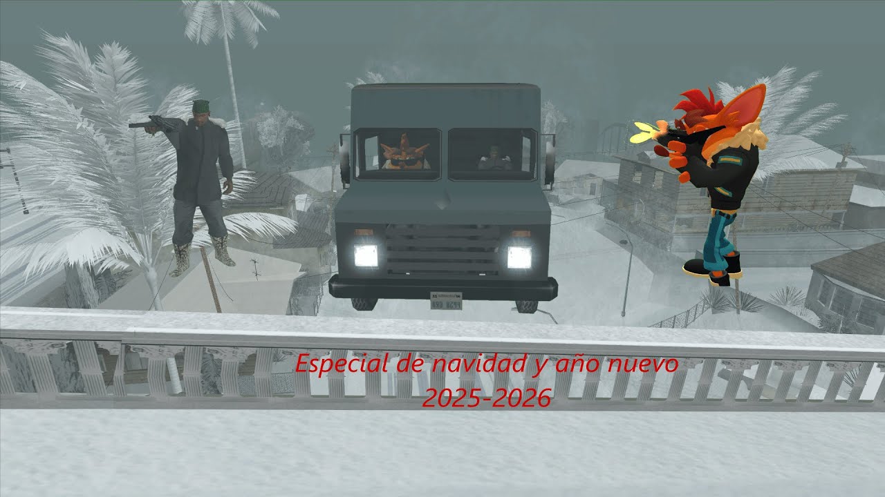 Especial de navidad y año nuevo en GTA San Andreas