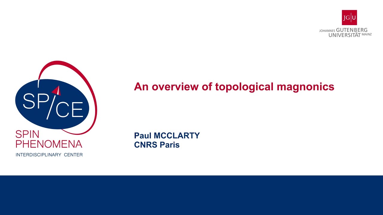 Talks - Quantum Geometry and Transport of Collective Excitations 2025 - Paul MCCLARTY, CNRS Paris