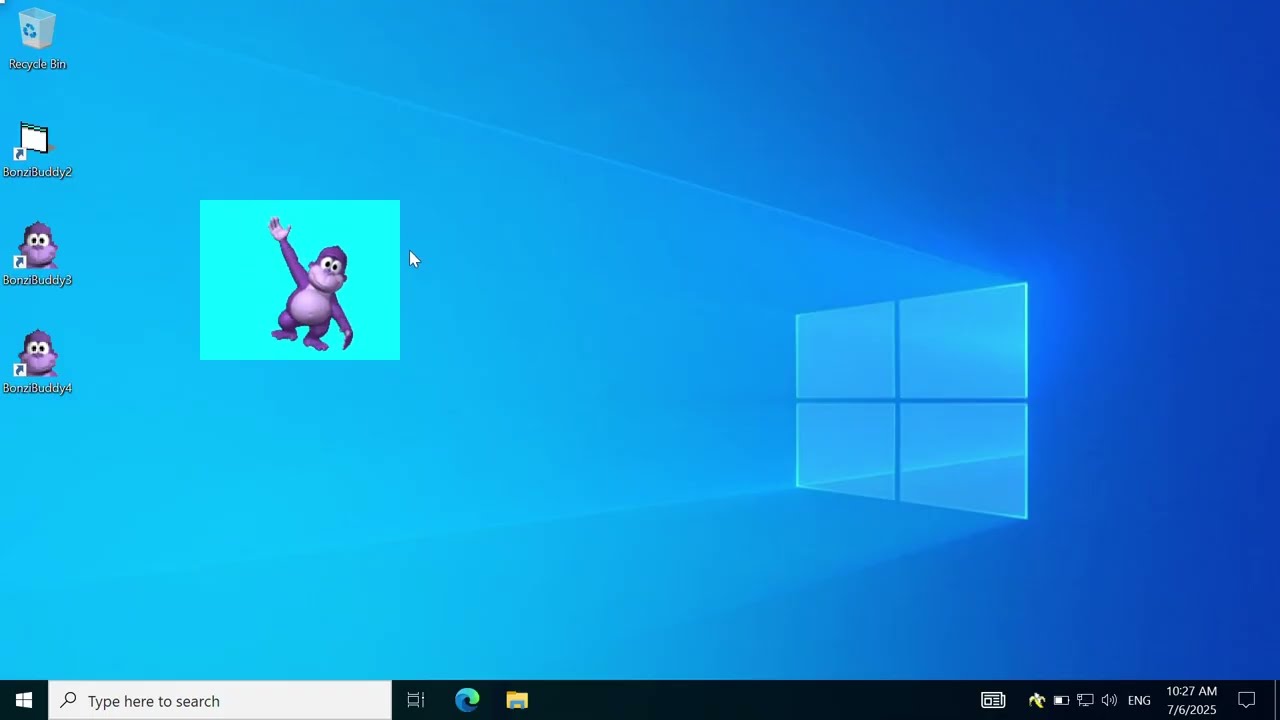 Interacting with bonzi buddy (Malware test 01)