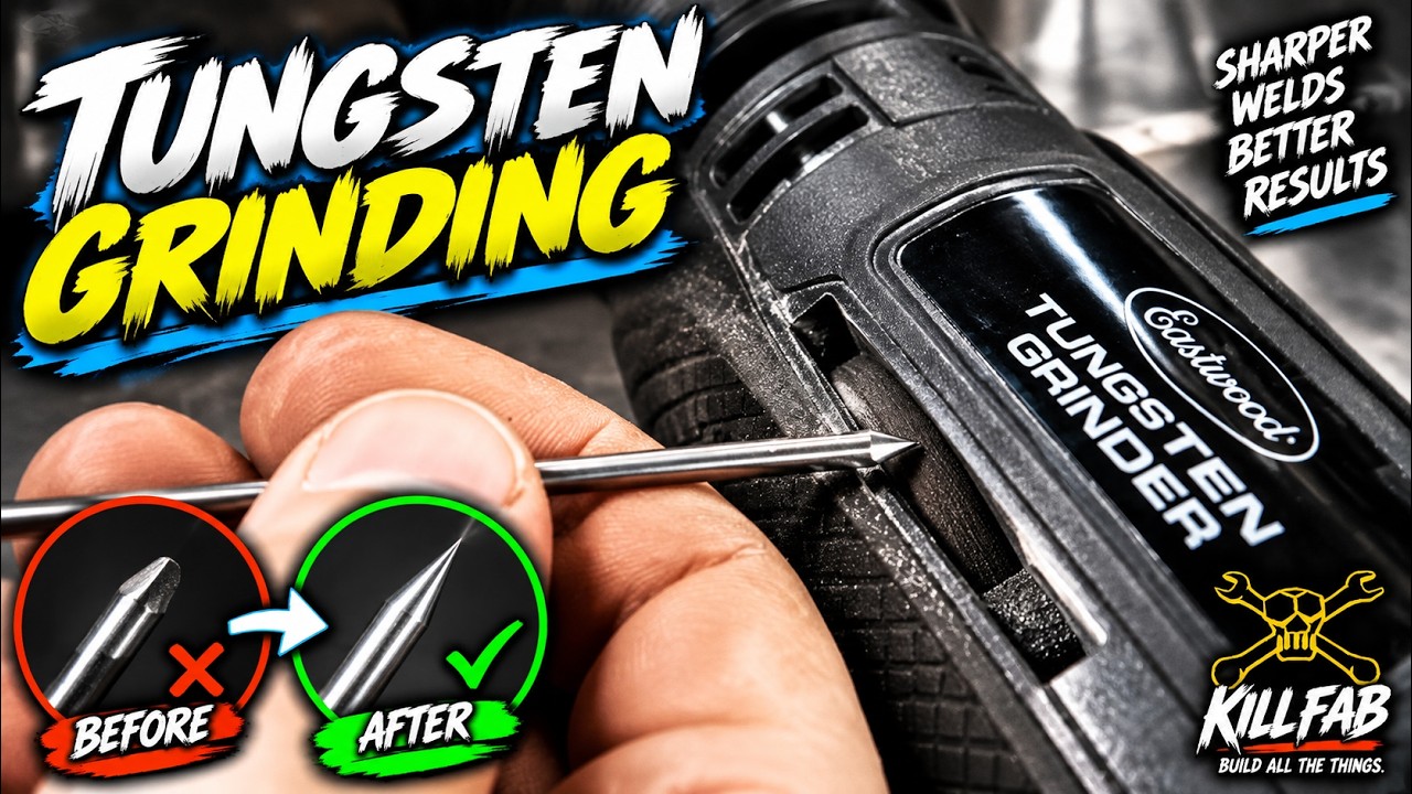 How To TIG Weld (sort of) - Episode 3 | Tungsten Grinding
