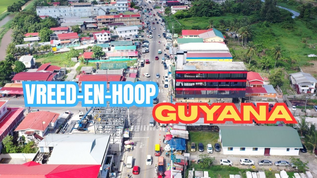 VREED-EN-HOOP GUYANA FROM ABOVE